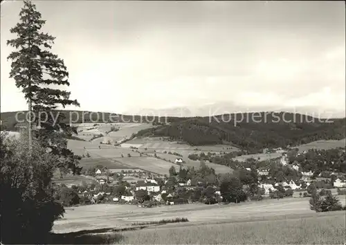 Erlbach Vogtland Panorama Kat. Erlbach Vogtland