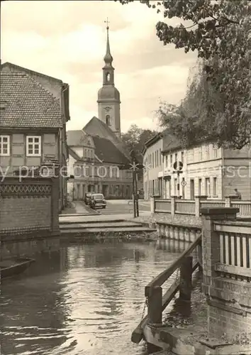 Luebbenau Spreewald Teilansicht Kirche Kat. Luebbenau