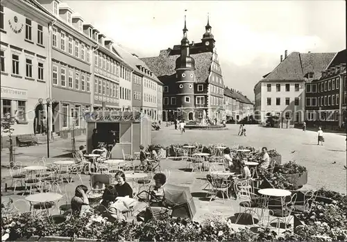 Hildburghausen Boulevard Cafe am Marx Engels Platz Kat. Hildburghausen