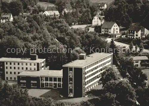 Bad Lauterberg Kneipp Heilbad Diabetesklinik Fliegeraufnahme Kat. Bad Lauterberg im Harz