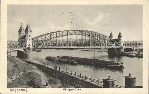 Magdeburg Koenigsbruecke Kat. Magdeburg