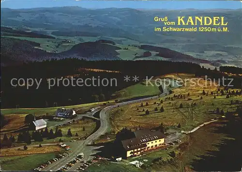 Kandel Waldkirch Breisgau Berghotel Kandel Fliegeraufnahme Kat. Waldkirch