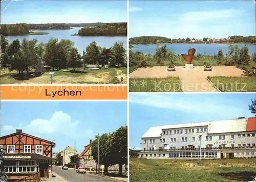 Lychen Lychensee Cafe Alte Muehle Ferienzentrum Seeblick Kat. Lychen