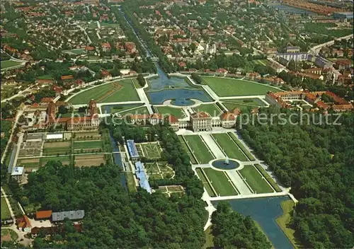 Muenchen Schloss Nymphenburg Fliegeraufnahme Kat. Muenchen