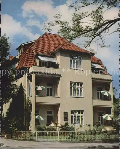 Bad Oeynhausen Haus Tanneck Fremdenheim Schroeder  Kat. Bad Oeynhausen