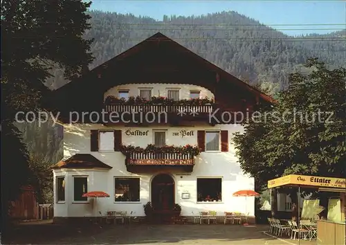 Ettal Hotel Gasthof zur Post  Kat. Ettal