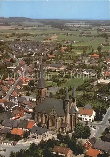 Wadersloh Kirche Fliegeraufnahme Kat. Wadersloh