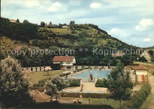 Annweiler Trifels Schwimmbad Kat. Annweiler am Trifels