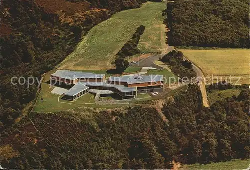 Kommern Mechernich Schullandheim des Landkreises Bonn Fliegeraufnahme Kat. Mechernich