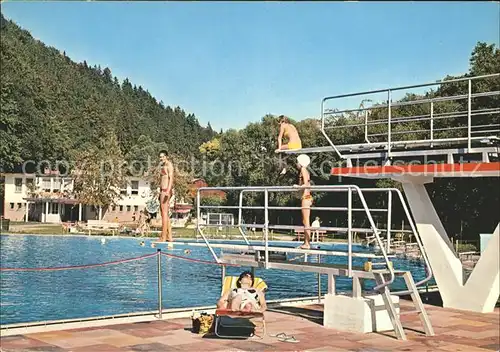 Zorge Waldschwimmbad Freibad Kat. Zorge