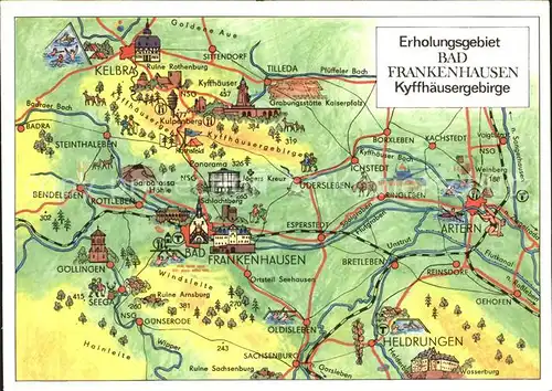 Bad Frankenhausen Kyffhaeusergebirge Kat. Bad Frankenhausen