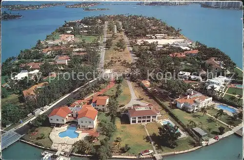 Miami Florida Air View Star Island  Kat. Miami