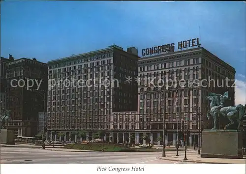 Chicago Illinois Pick Congress Hotel  Kat. Chicago