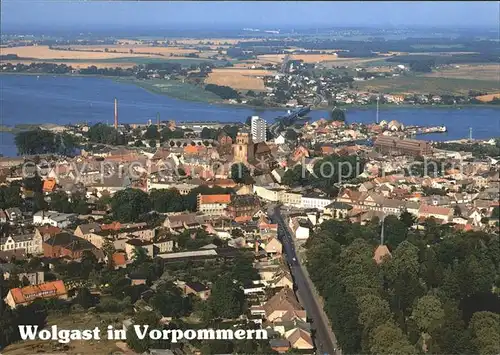 Wolgast Mecklenburg Vorpommern Insel Usedom Fliegeraufnahme Kat. Wolgast