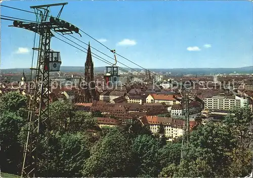 Freiburg Breisgau Schlossbergseilbahn  Kat. Freiburg im Breisgau