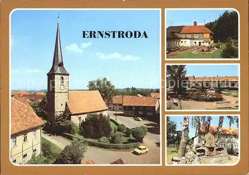 Ernstroda Kirche FDGB Erhoungsheim Park Storchenbrunnen Kat. Ernstroda