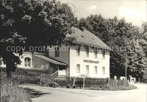 Dippoldiswalde Osterzgebirge Heidehof Betriebsferienheim der WtB Stadt Dresden Kat. Dippoldiswalde