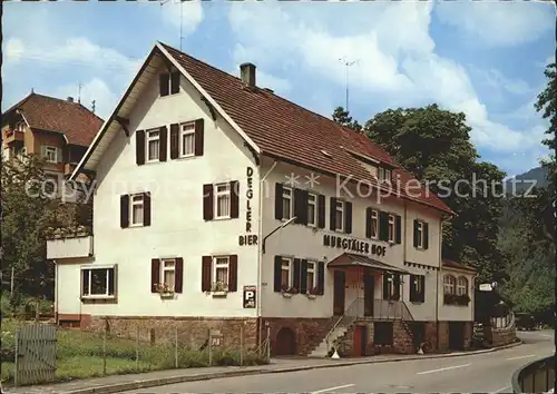 Langenbrand Forbach Gasthaus Pension Murgtaeler Hof Kat. Forbach