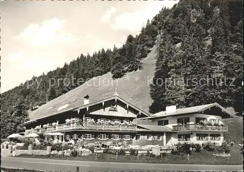 Kreuth Bad Cafe Waldbauer Bayerwald Kat. Kreuth