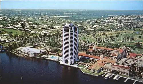 Boca Raton Great Hall Garden Pool Tower Marina Historic Main Building aerial view Kat. Boca Raton