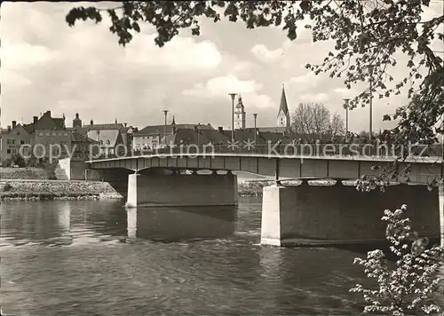 Ingolstadt Donau Neue Donaubruecke Kat. Ingolstadt