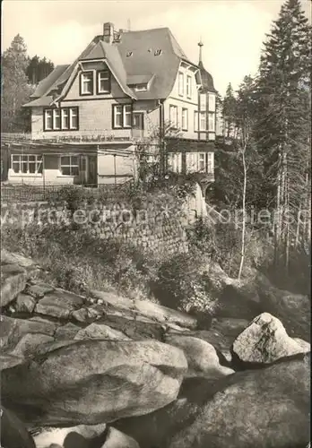 Wernigerode Harz Gaststaette Steinerne Renne Ferienheim VEB Kombinat Elektroapparatewerke Berlin Treptow Kat. Wernigerode