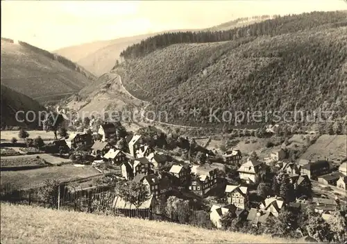 Lauscha Blick ins Unterland mit Baezenecke Kat. Lauscha