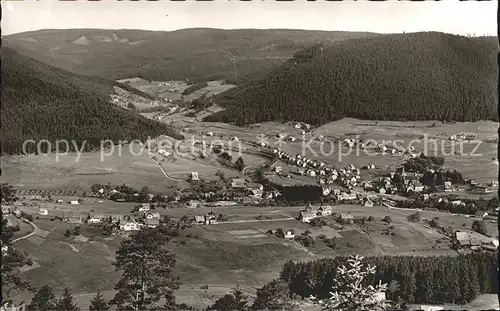 Mitteltal Schwarzwald Fliegeraufnahme Kat. Baiersbronn