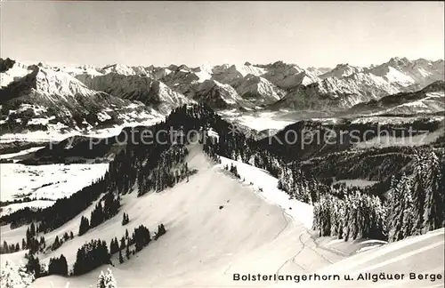 Bolsterlang Bolsterlangerhorn Allgaeuer Berge Kat. Bolsterlang