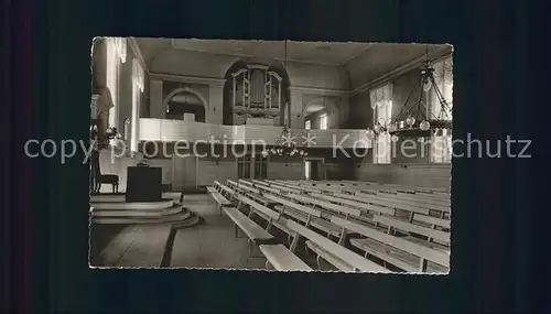 Koenigsfeld Schwarzwald Kirchensaal der Bruedergemeinde Kat. Koenigsfeld im Schwarzwald