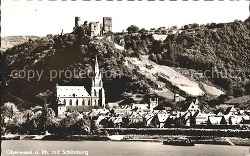 Oberwesel Rhein Schoenburg / Oberwesel /Rhein-Hunsrueck-Kreis LKR