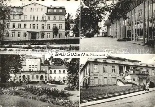 Bad Soden Taunus Erholungsheim St Elisabeth Trinkhalle Badehaus Inhalatorium Kat. Bad Soden am Taunus