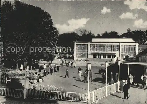 Bad Salzuflen Kurparkeingang Konzerthaus Wandelhalle Kat. Bad Salzuflen