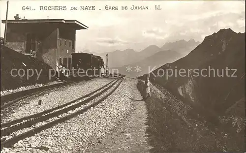 Rochers de Naye Gare de Jaman / Rochers de Naye /Rg. Montreux