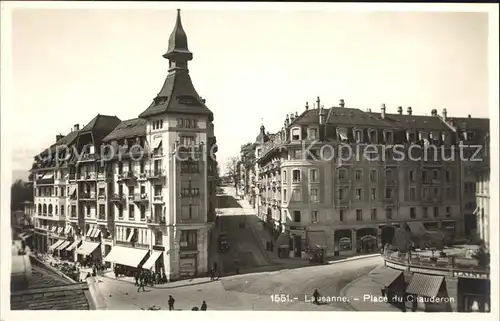 Lausanne VD Place du Chauderon / Lausanne /Bz. Lausanne City