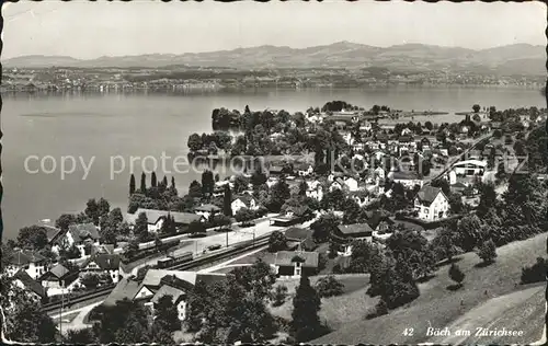 Baech Stadtansicht Zuerichsee / Baech /Bz. Hoefe