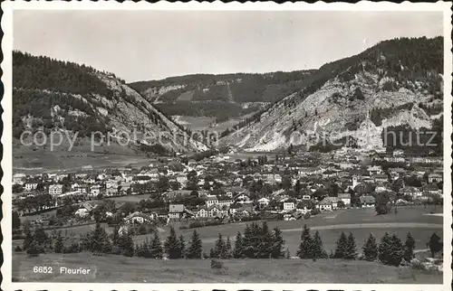 Fleurier Stadtansicht / Fleurier /Bz. Val-de-Travers