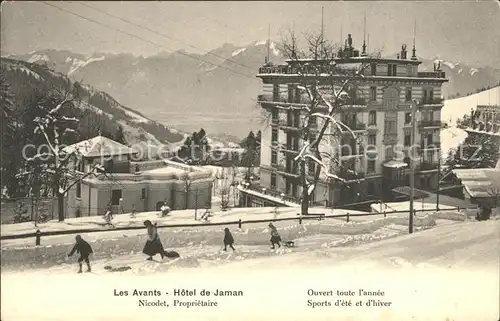 Avants Les Hotel de Jaman / Les Avants /Bz. Vevey