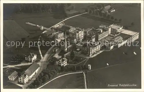 Rheinfelden AG Brauerei Feldschloesschen Fliegeraufnahme / Rheinfelden /Bz. Rheinfelden