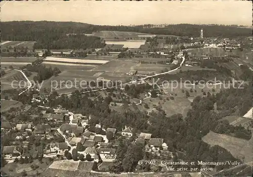 Constantine Avenches Fliegeraufnahme VuÃ¨ prise par avion / Constantine /Bz. Avenches