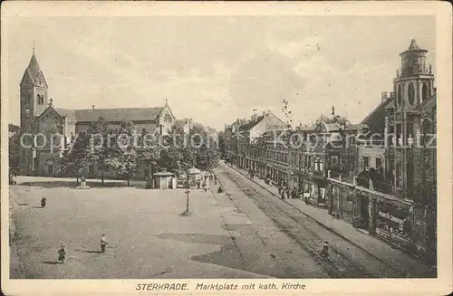 Sterkrade Marktplatz Katholische Kirche / Oberhausen /Oberhausen Stadtkreis