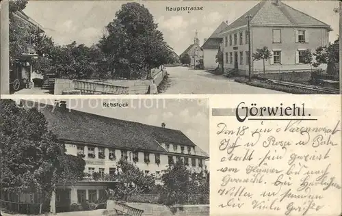 Goerwihl Hauptstrasse Rebstock / Goerwihl /Waldshut LKR