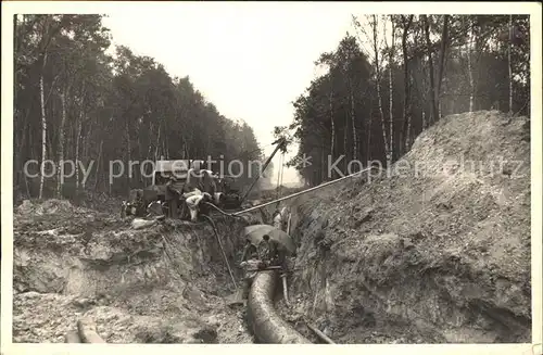 Essen Ruhr Verlegung Pipeline / Essen /Essen Stadtkreis