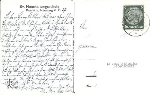 Feucht Evangelische Haushaltungsschule / Feucht /Nuernberger Land LKR