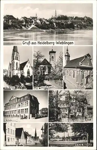 Wieblingen Evangelische Kirche Schule Schloss- Kapelle / Heidelberg /Heidelberg Stadtkreis