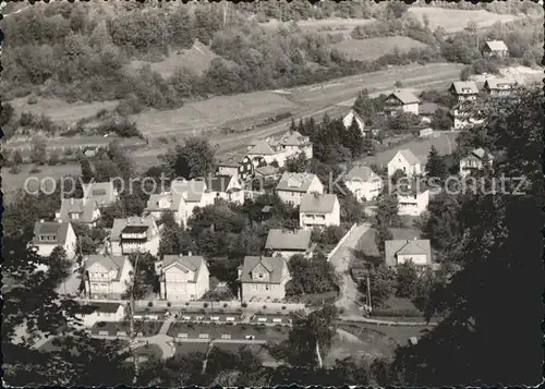 Schwarzburg Thueringer Wald Fliegeraufnahme Oberer Ort / Schwarzburg /Saalfeld-Rudolstadt LKR