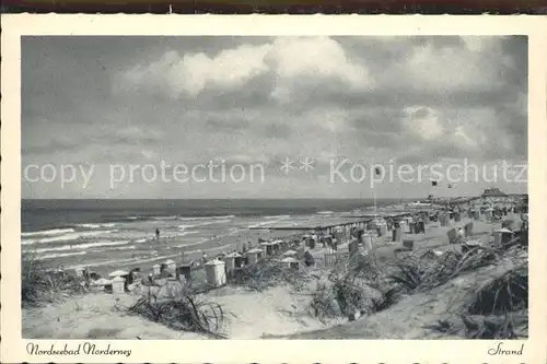 Norderney Nordseebad Strand Kat. Norderney