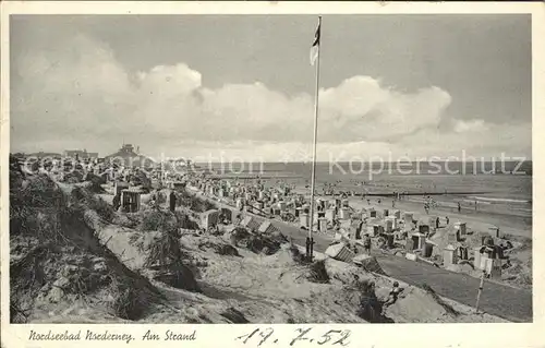 Norderney Nordseebad Strand Kat. Norderney