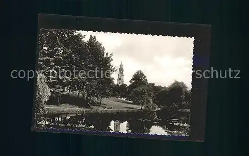 Celle Niedersachsen Partie aus dem Schlossgarten Kat. Celle