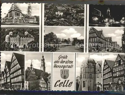 Celle Niedersachsen Schloss Fliegeraufnahme Kat. Celle